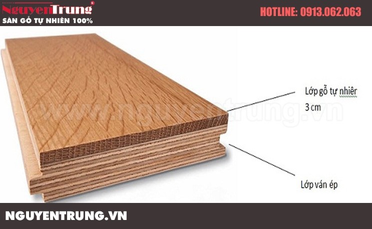 Tại sao không nên dùng sàn gỗ tự nhiên dán mặt .