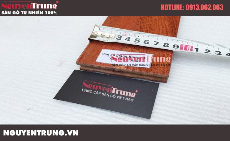 Sàn gỗ giáng hương tự nhiên 100%